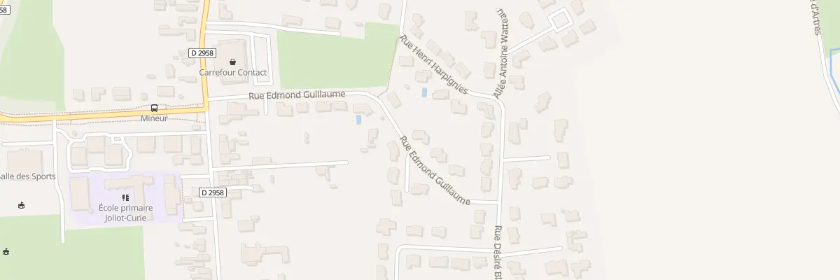 Plan du 4 Rue Edmond Guillaume à Famars