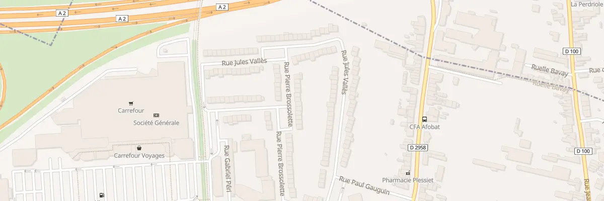 Plan du 50 Rue Pierre Brossolette à Aulnoy-lez-Valenciennes