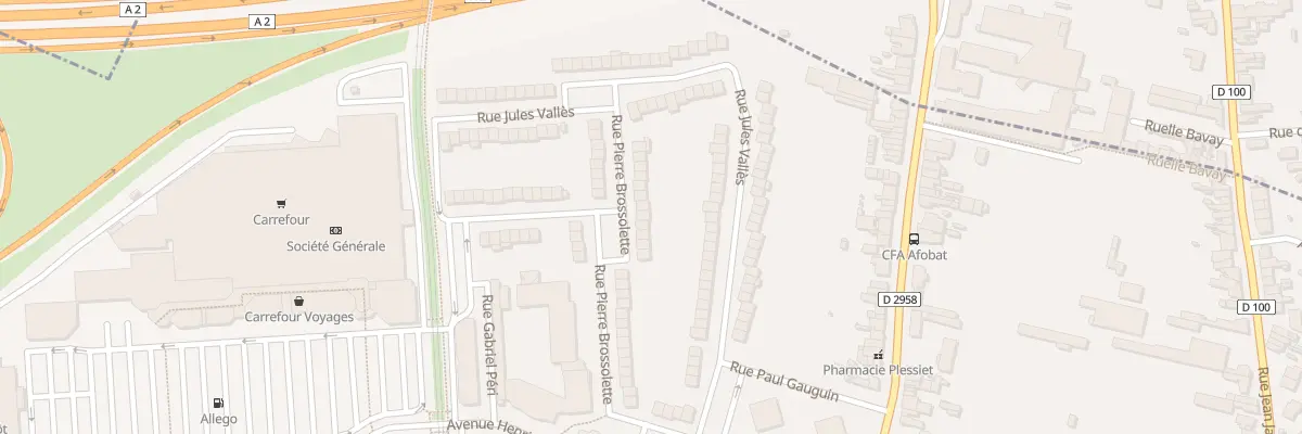 Plan du 46 Rue Pierre Brossolette à Aulnoy-lez-Valenciennes