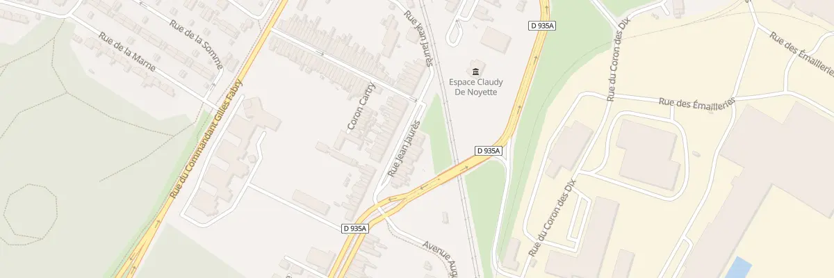 Plan du 201 Rue Jean Jaures à Anzin