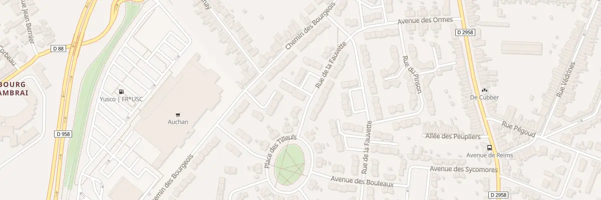 Plan du 24 Rue de la Fauvette à Valenciennes