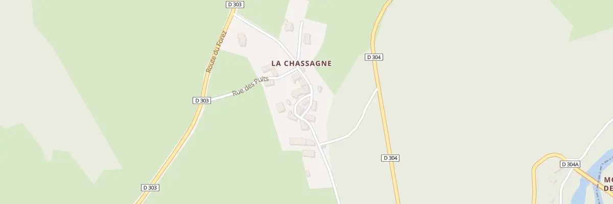 Plan du 5190 La Chassagne à Saint-Flour-l’Étang