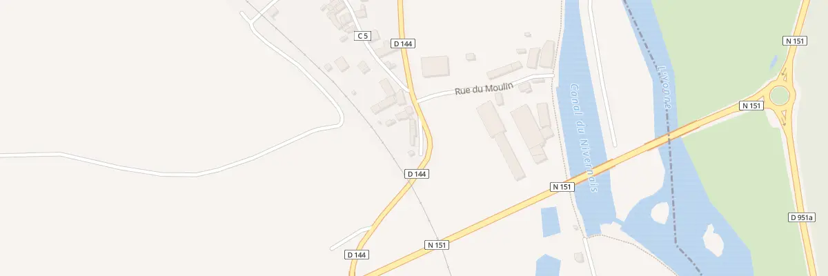 Plan du 1 Rue des Roches à Surgy