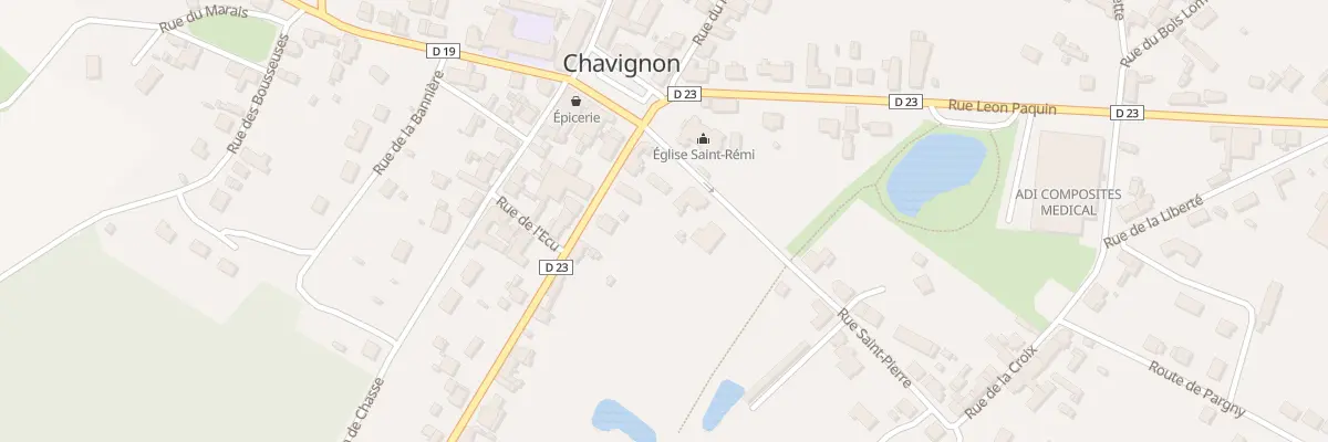 Plan du 4 Rue Saint Pierre à Chavignon