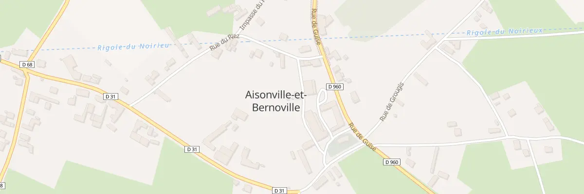 Plan du 18 Rue du Riez à Aisonville-et-Bernoville