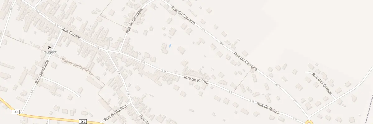 Plan du 23 Rue de Reims à Fère-en-Tardenois