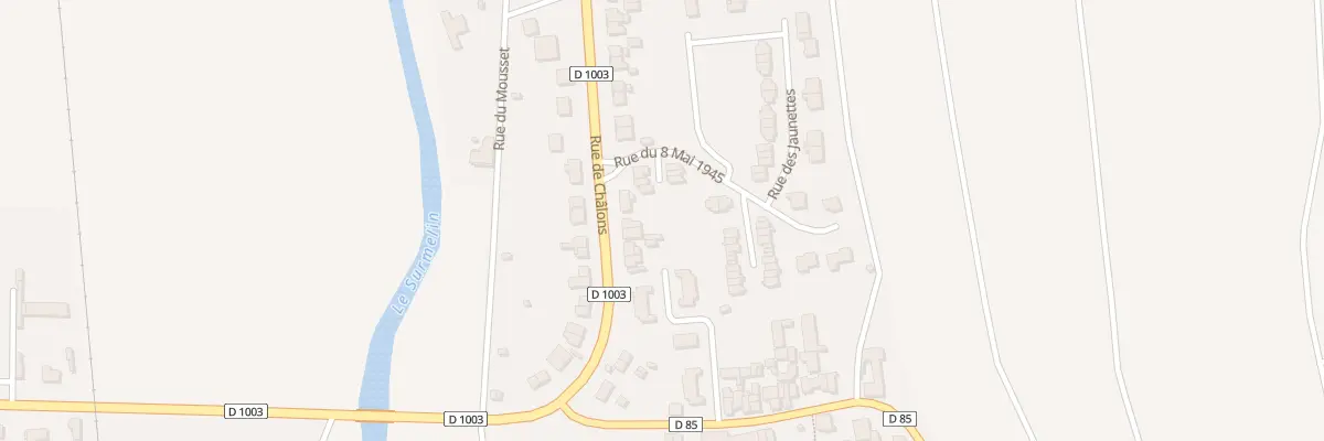 Plan du 18 Rue de Chalons à Crézancy