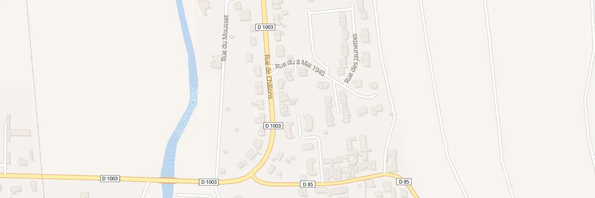 Plan du 16 Rue de Chalons à Crézancy