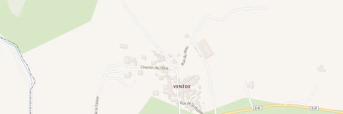 Plan du 5022A Venede à Brenoux