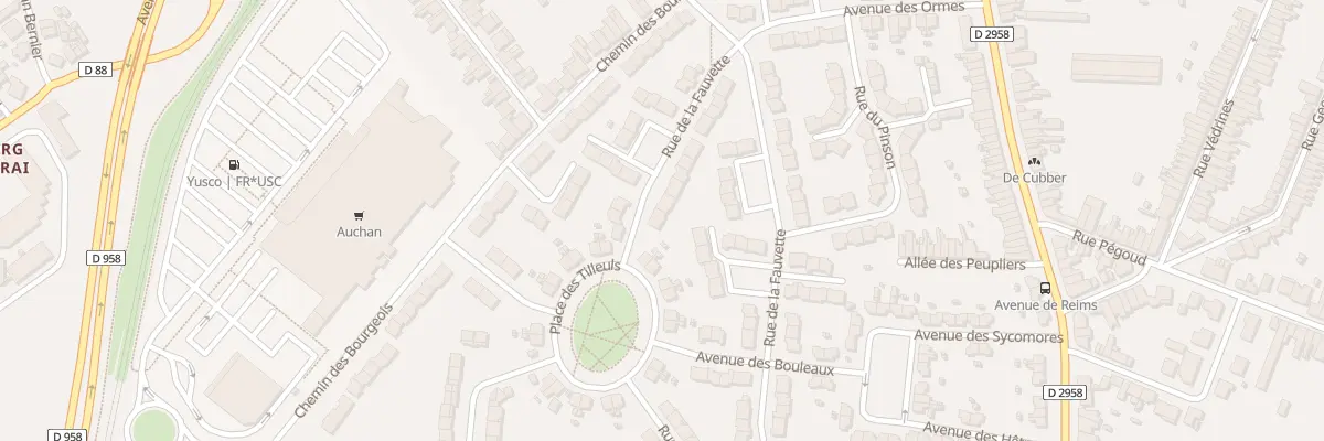 Plan du 19 Rue de la Fauvette à Valenciennes