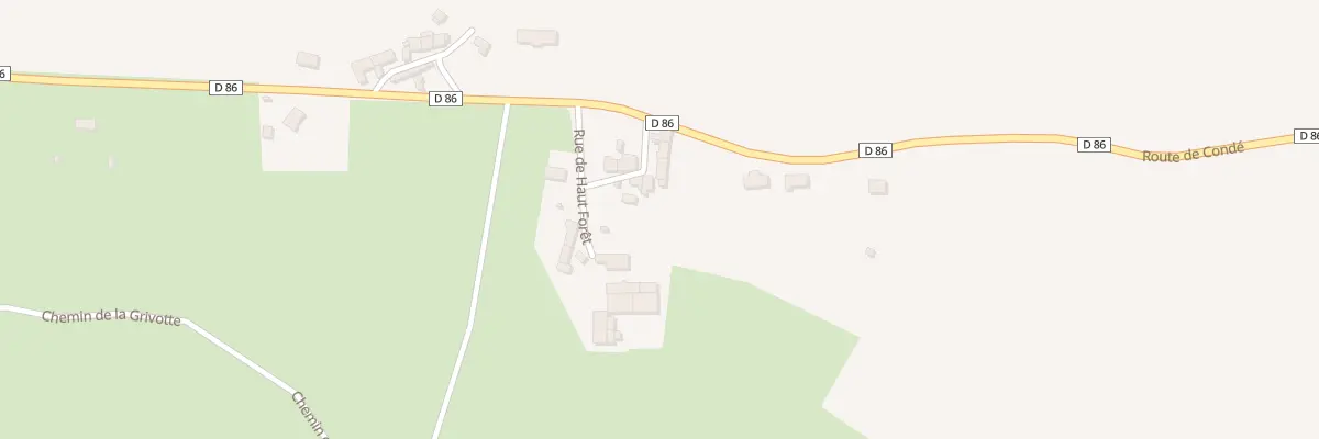 Plan du 6 Rue de Haut Forêt à Courboin