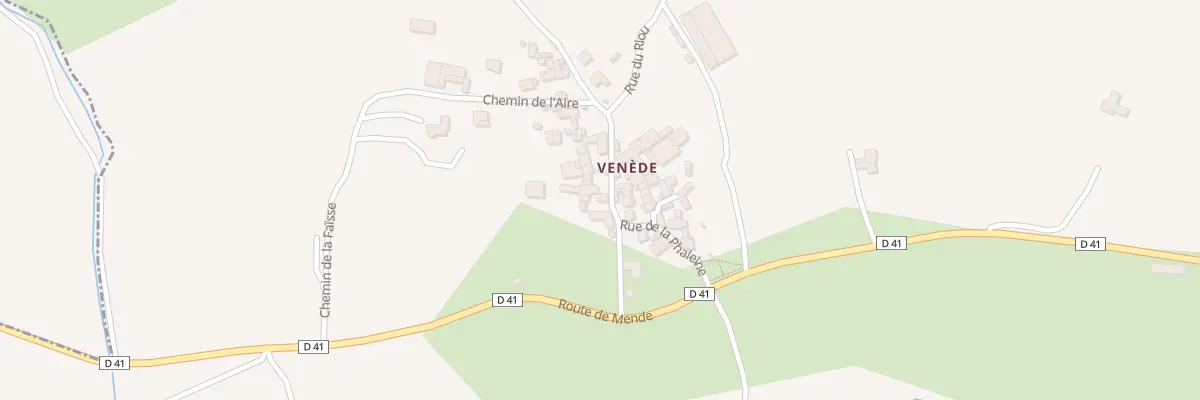 Plan du 5020 Venede à Brenoux