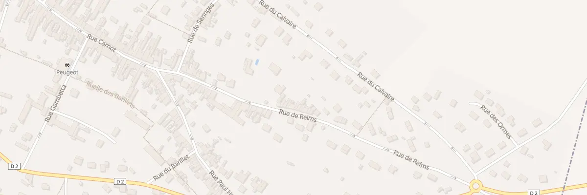 Plan du 29 Rue de Reims à Fère-en-Tardenois