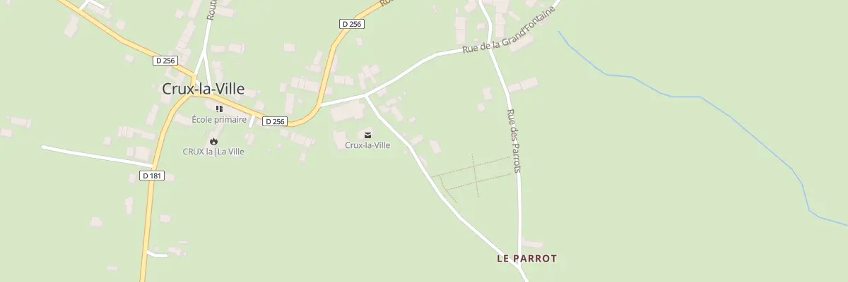 Plan du 7 Rue de l’Autrevelle à Crux-la-Ville