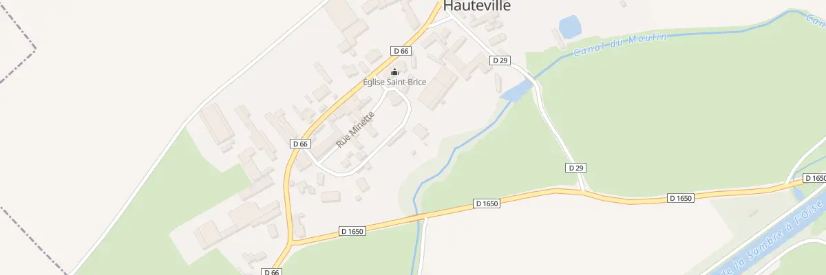 Plan du 2 Rue de la Poterie à Hauteville