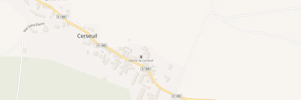 Plan du 1 Che de la Grande Cour à Cerseuil