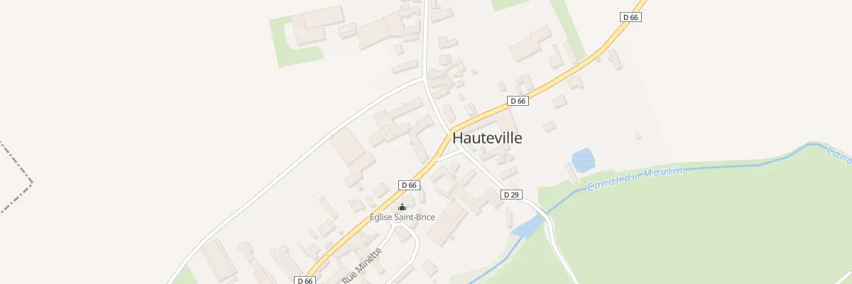 Plan du 2 Rue du Château d’Eau à Hauteville