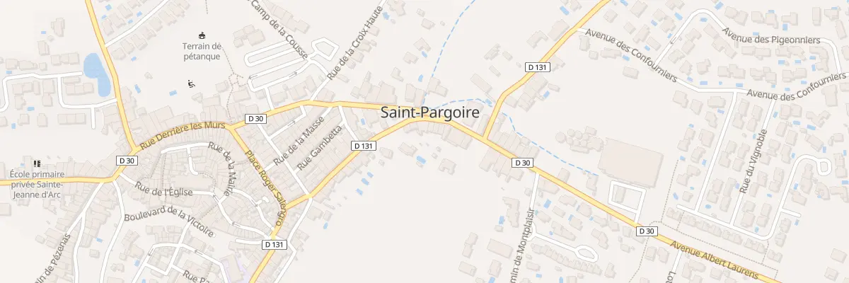 Plan du 31 Rue de la Tresorerie à Saint-Pargoire
