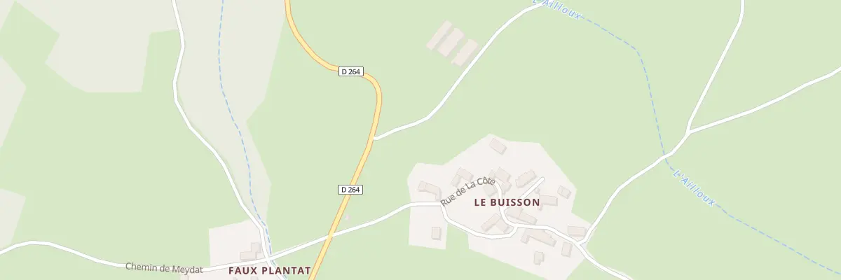 Plan du 5185 Le Buisson à Échandelys