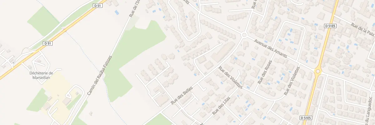 Plan du 4 Rue des Belles à Marseillan
