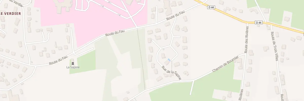 Plan du 10 Rue de la Sapine à Thiers
