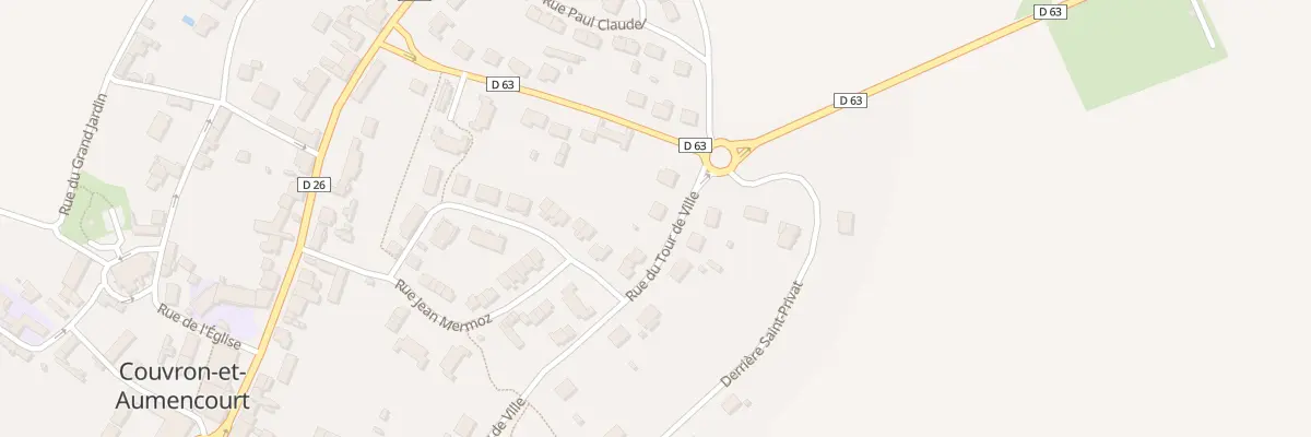 Plan du 15 Rue du Tour de Ville à Couvron-et-Aumencourt