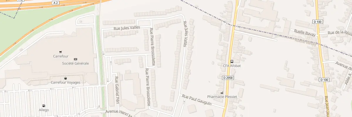 Plan du 31 Rue Jules Valles à Aulnoy-lez-Valenciennes