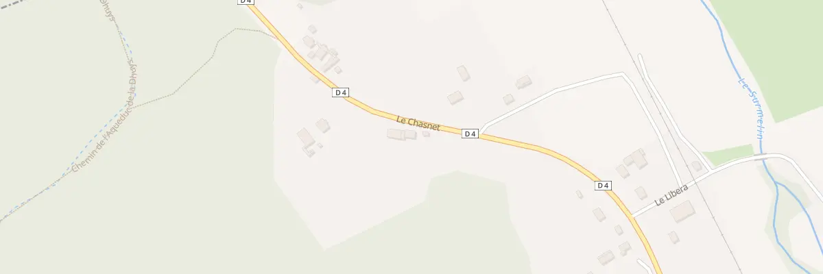 Plan du 2 Le Chasnet à Connigis