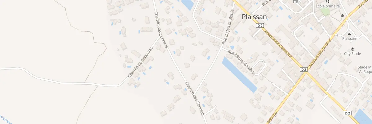 Plan du 5747F Les Conniols à Plaissan