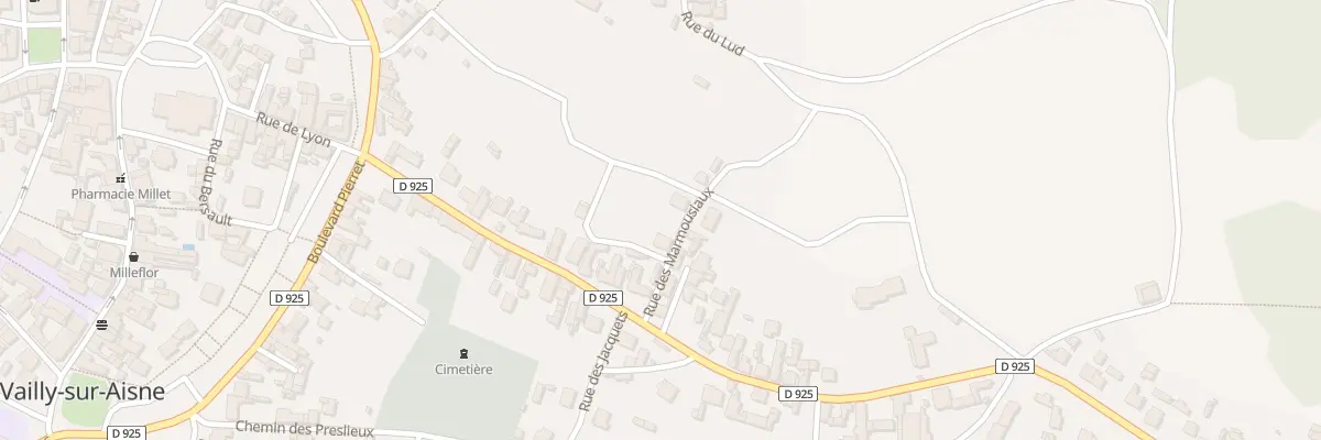 Plan du 3 Rue des Marmousiaux à Vailly-sur-Aisne