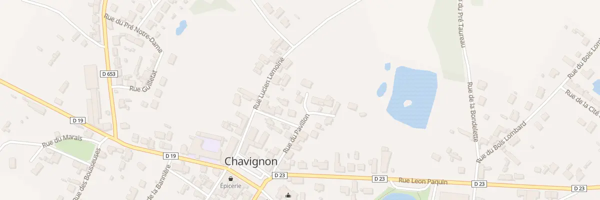 Plan du 7 Rue du Pavillon à Chavignon
