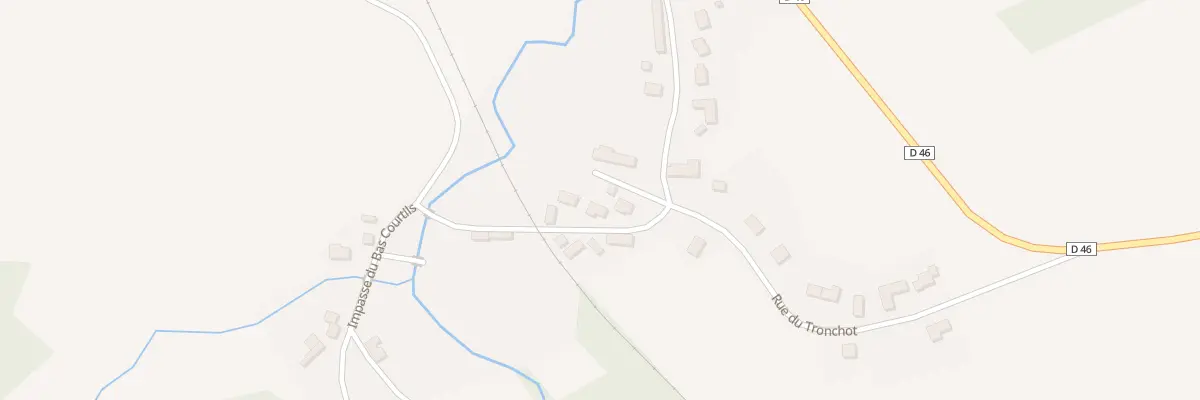 Plan du 14B Rue du Tronchot à Neuvy