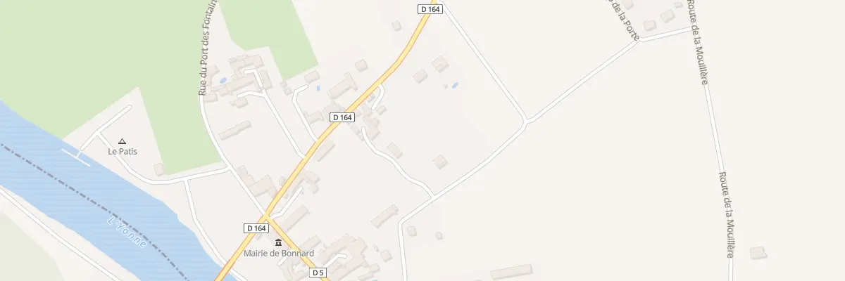 Plan du 8 Rue du Champ de la Porte à Bonnard