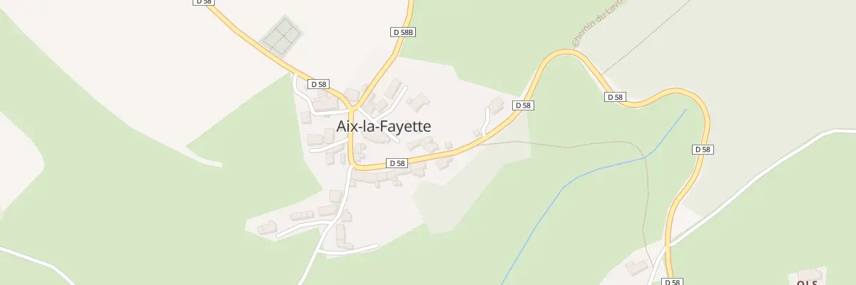 Plan du 5016 Le Bourg à Aix-la-Fayette