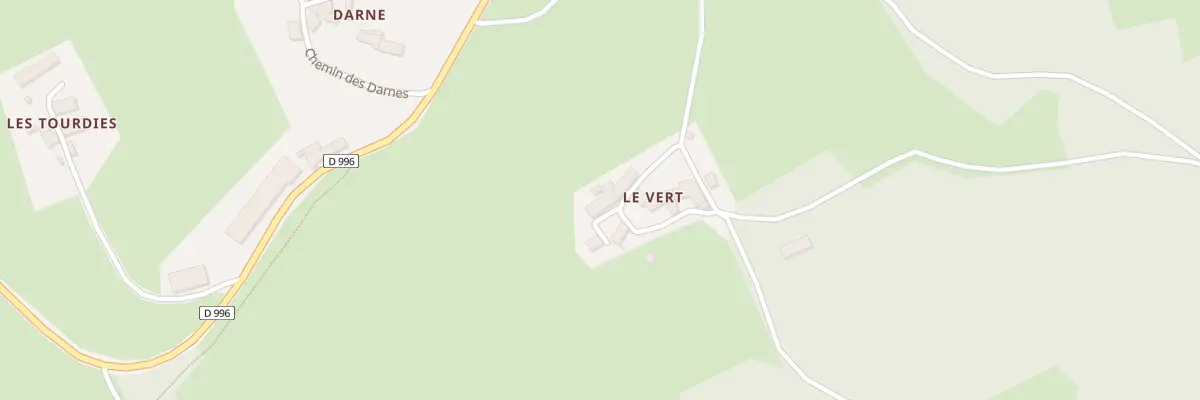 Plan du 5100 Le Vert à Auzelles