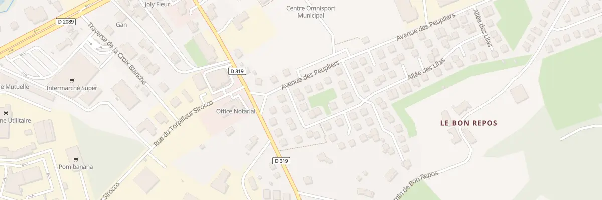 Plan du 9 Rue Salvador Allende à Thiers