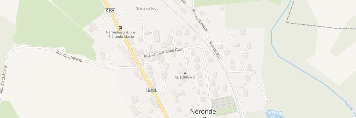 Plan du 2 Rue de l’Ancienne Gare à Néronde-sur-Dore