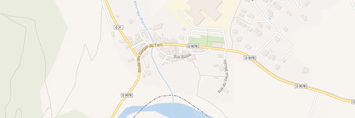 Plan du 9 Rue Basse à Ispagnac
