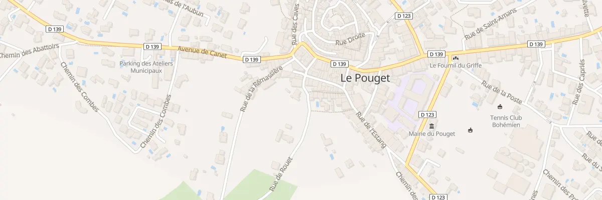 Plan du 8 Rue de Rouet au Pouget