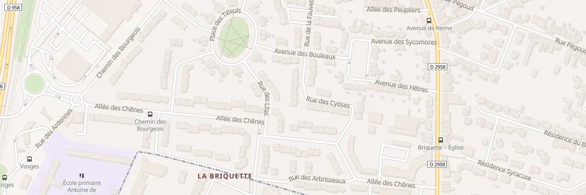 Plan du 10 Rue des Cytises à Valenciennes