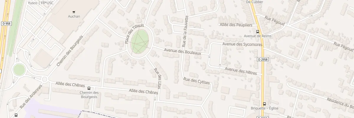 Plan du 8 Av des Bouleaux à Valenciennes