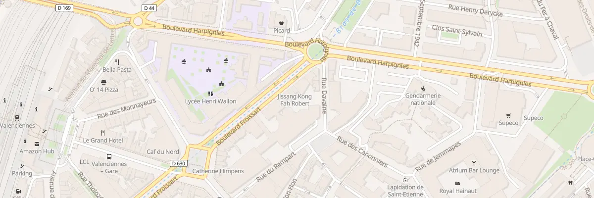 Plan du 68 Bd Froissart à Valenciennes