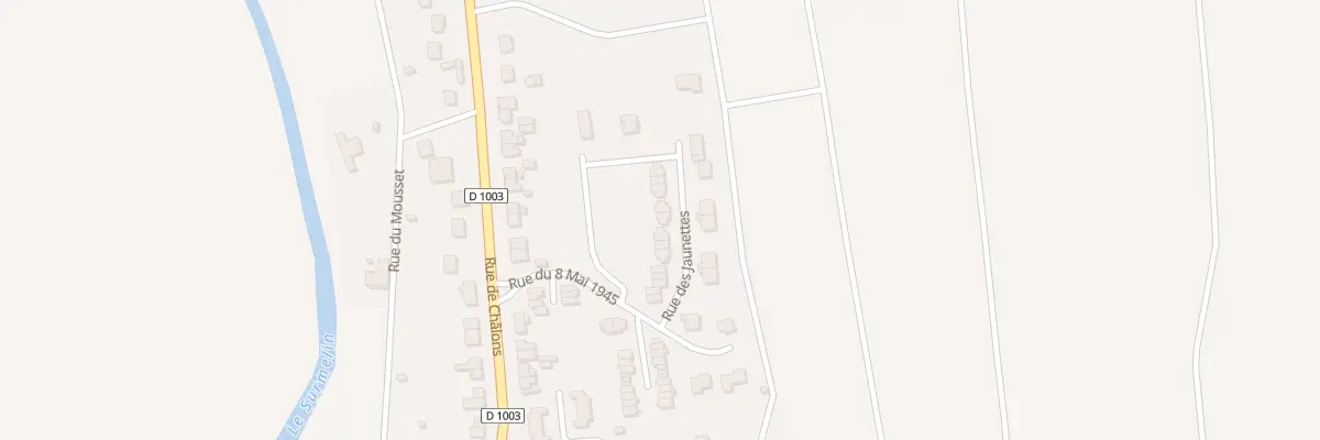 Plan du 11 Rue des Jaunettes à Crézancy
