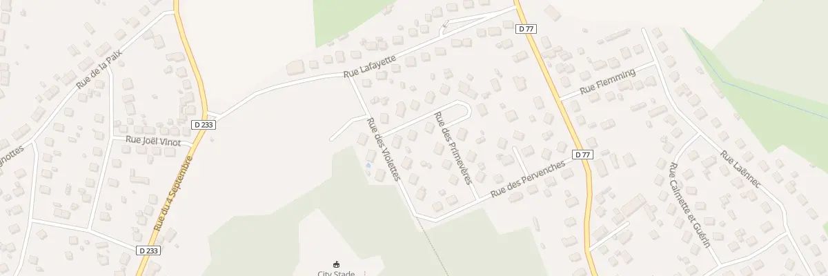 Plan du 9 Rue des Primevères à Migennes