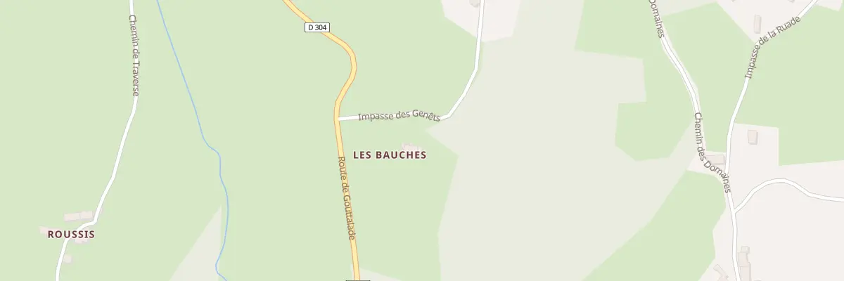 Plan du 5087 Les Bauches à Ceilloux