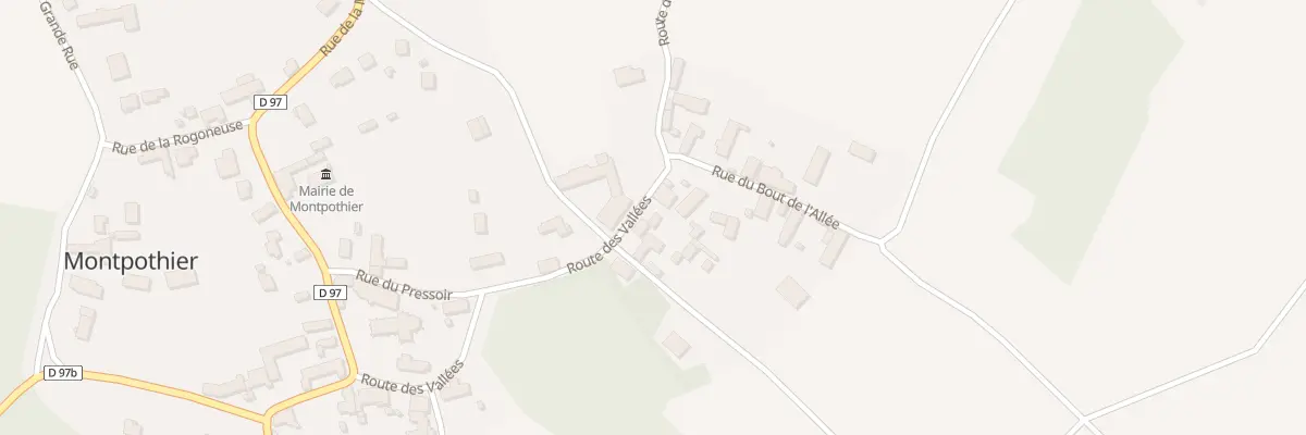Plan du 280 Rte des Vallées à Montpothier