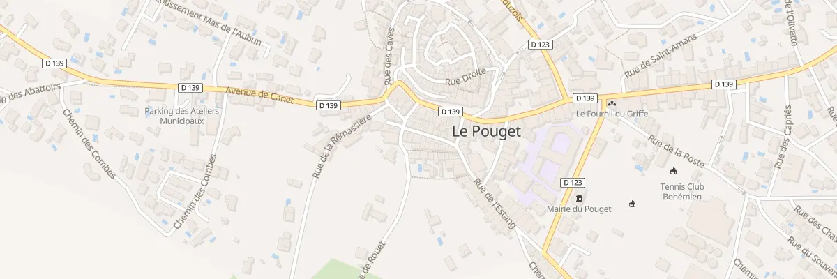 Plan du 13 Rue de Rossignol au Pouget