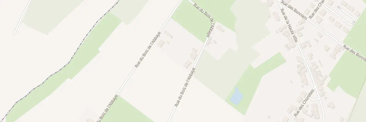 Plan du 2T Rue du Bois de l’Abbaye à Odomez
