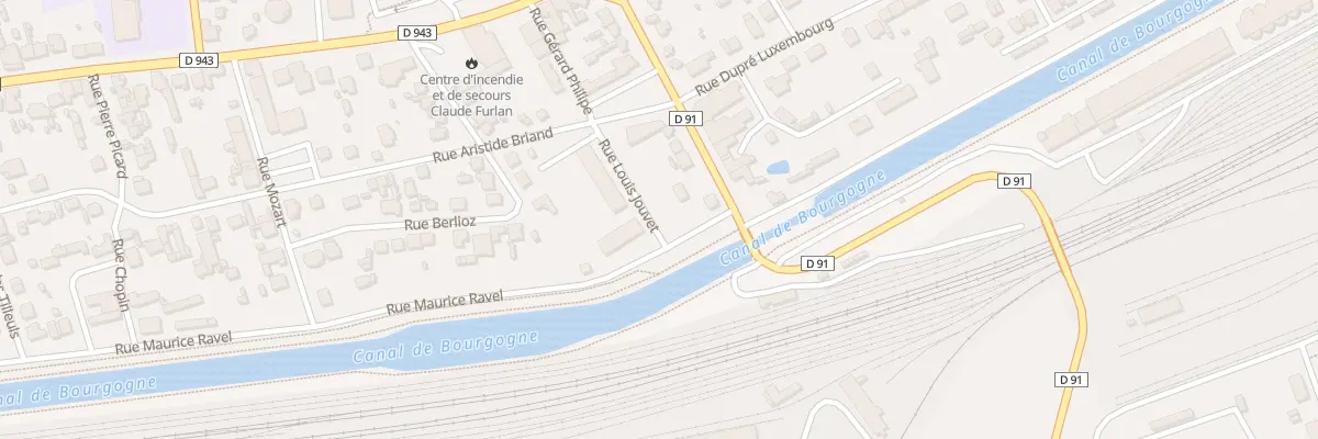 Plan du 8 Rue Louis Jouvet à Migennes