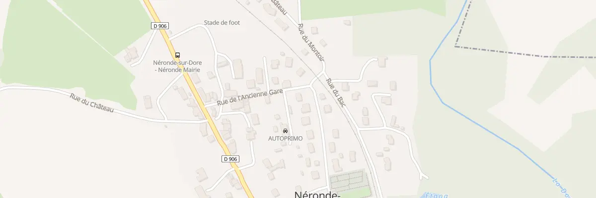 Plan du 6 Rue de l’Ancienne Gare à Néronde-sur-Dore